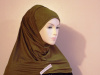 Shiny Stretchy lycara hijab 3